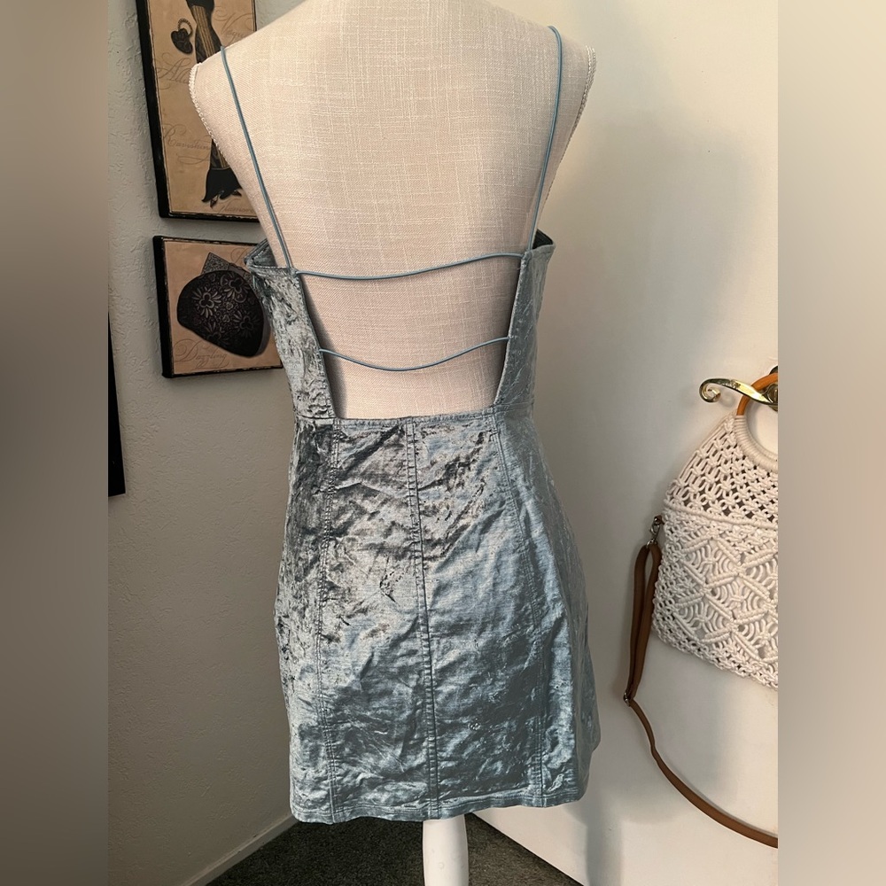 Free People mini velvet dress - Picture 7 of 8